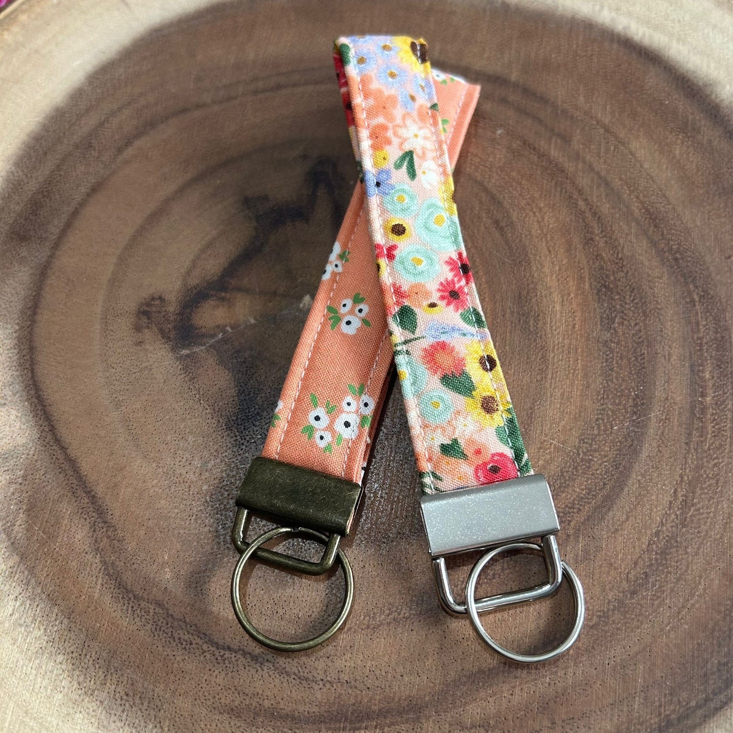 Fabric Key Fobs pack of two