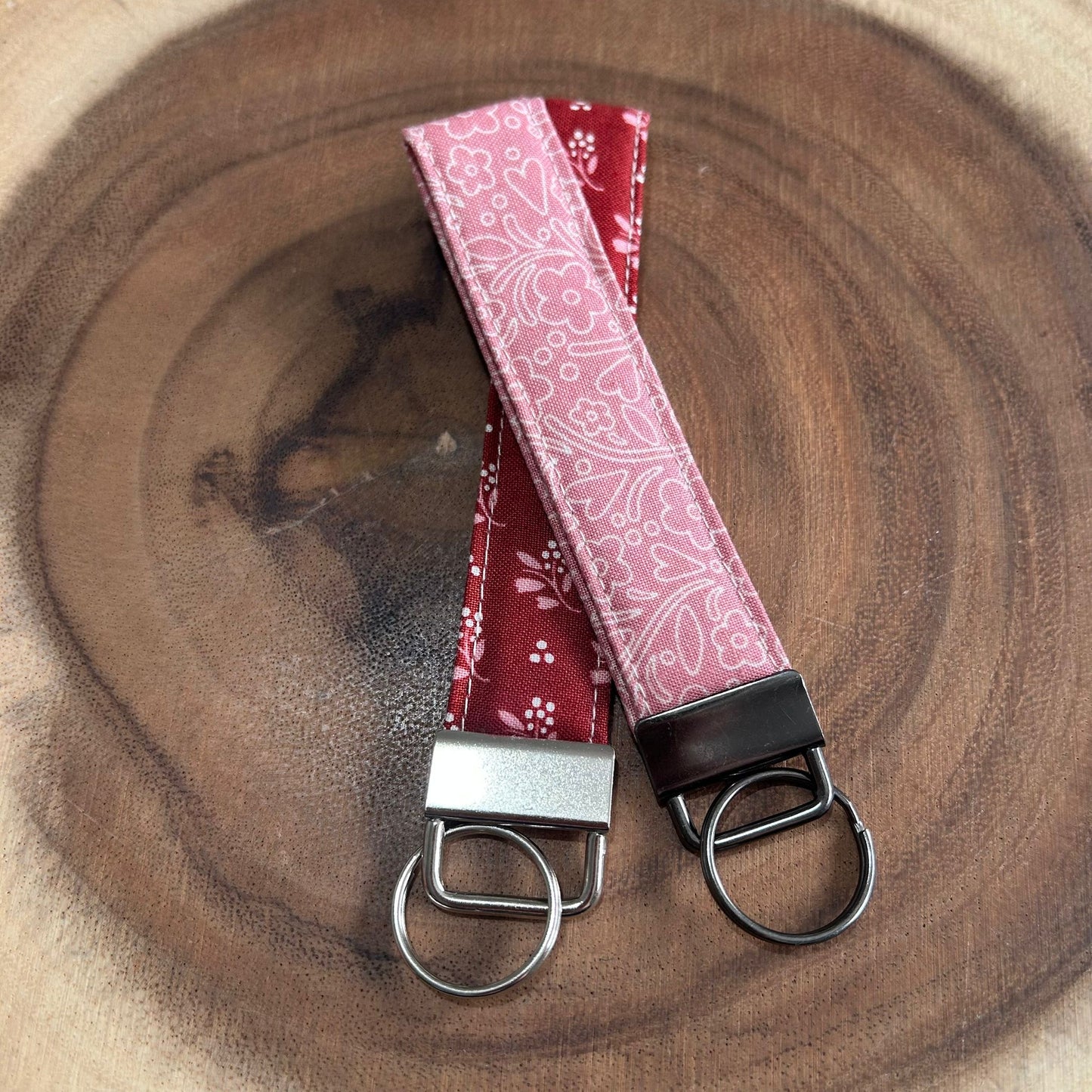 Fabric Key Fobs pack of two