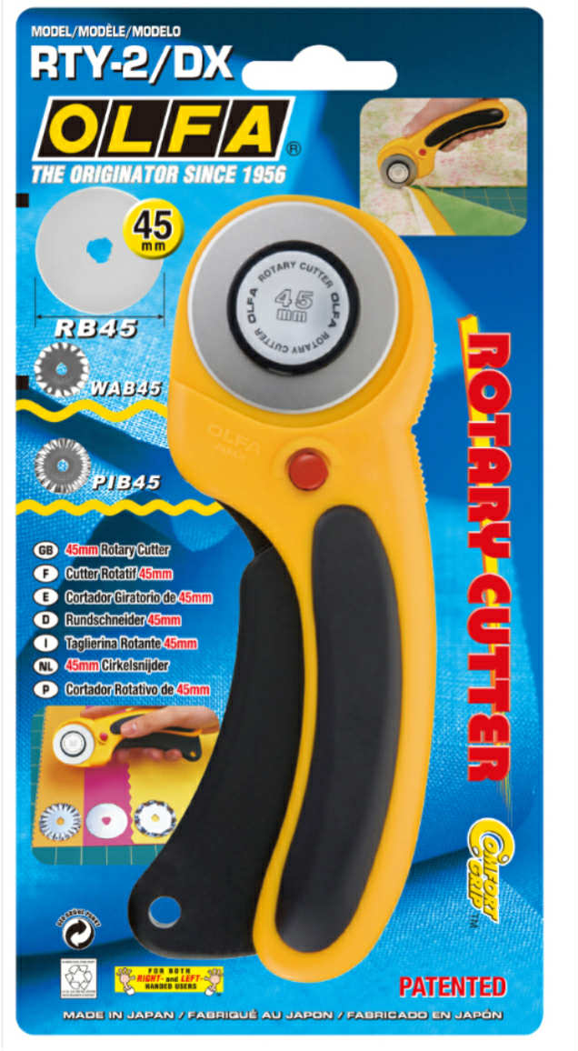 Rotary Cutter Olfa 45mm Deluxe RTY-2/DX