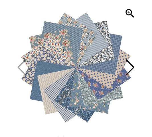 Charm Pack Tilda Summer & Ocean Blues Creating Memories Collection