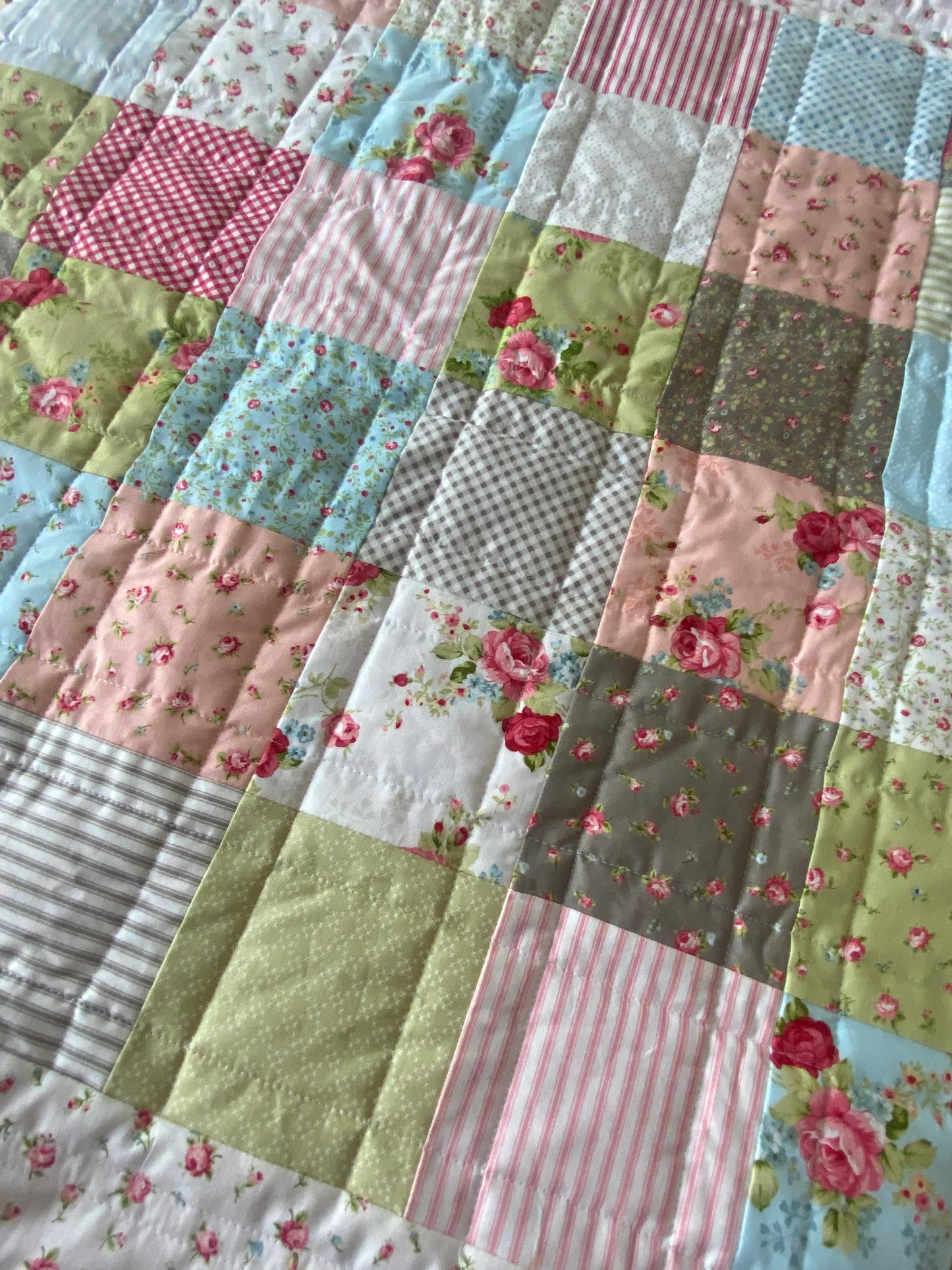 Lap Quilt/Baby Quilt 41”x 35”
