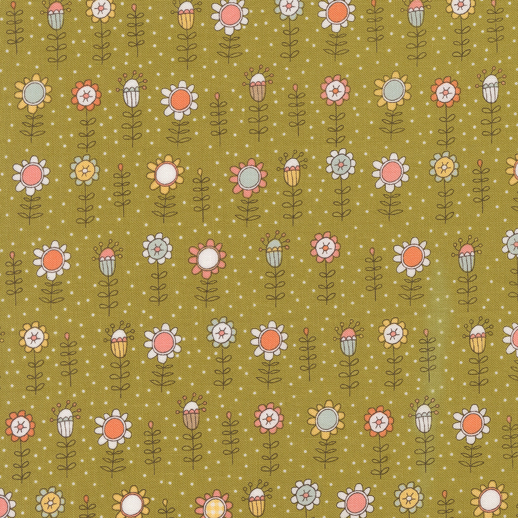 Lucky Bloom Grass by Sweetwater for Moda