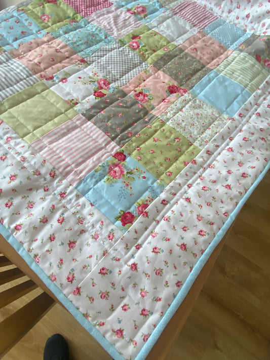Lap Quilt/Baby Quilt 41”x 35”