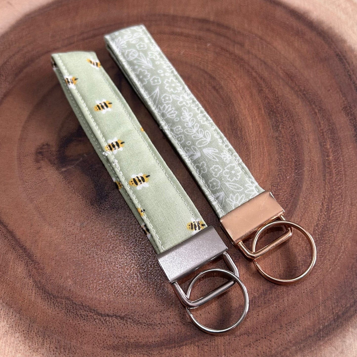 Fabric Key Fobs pack of two