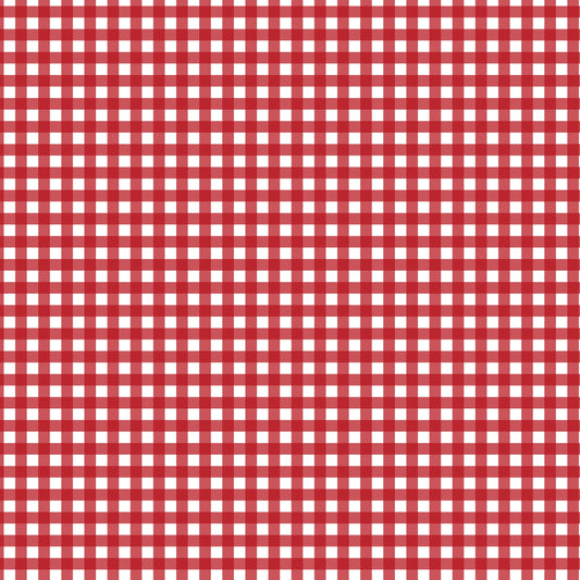 Red Gingham (0.5cm)
