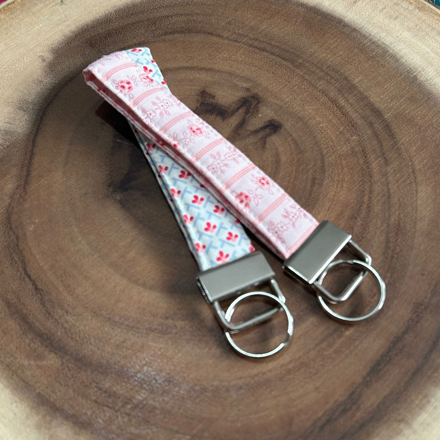 Fabric Key Fobs pack of two