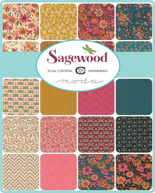 Charm Pack Sagewood Moda
