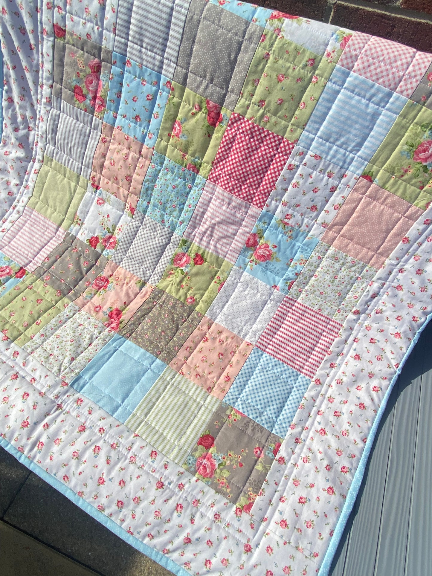 Lap Quilt/Baby Quilt 41”x 35”