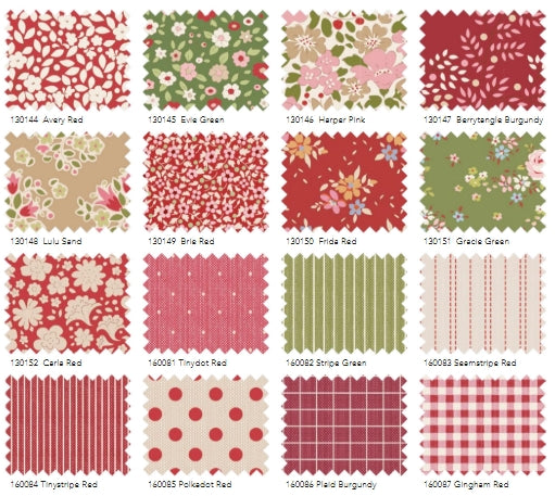 Winter Fat Quarter Bundle from the Creating Memories Collection by Tilda