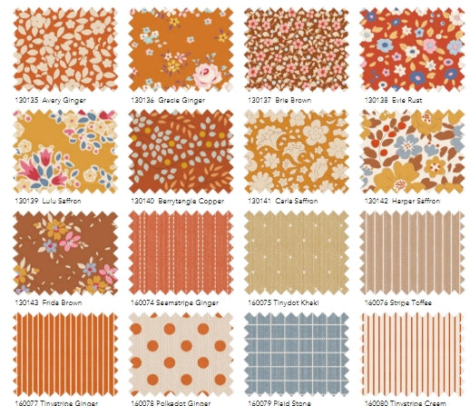 Autumn Fat Eight Roll Bundle by Tilda from The Creating Memories Collection