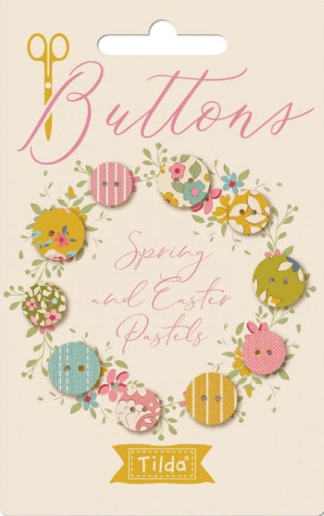 Spring & Easter Pastels Tilda Buttons