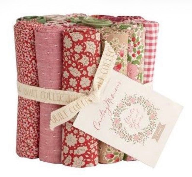 Winter Reds & Greens Fat Eighths Bundle Tilda  from the Creating Memories Collection